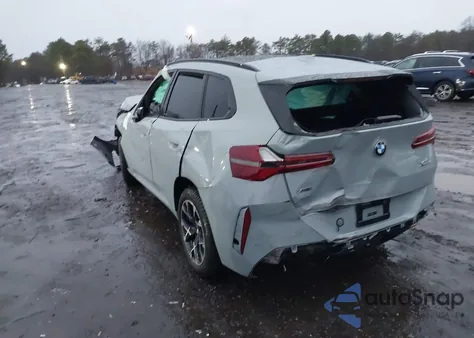 2025 BMW X3 30 xDrive z USA, uszkodzony, nr VIN 5UX53GP0XS9Y36911